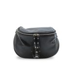 Dámska kožená crossbody kabelka Leather Country čierna
