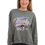 Dámska oversize mikina VICOLO khaki zelená