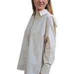 Dámska oversize košeľa IMPERIAL béžová