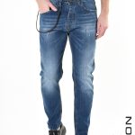 Pánske slim fit rifle XAGON MAN modré