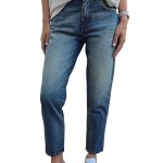 Dámske mom fit rifle SIENNA VICOLO modré