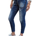 Dámske skinny fit rifle značky XAGON MAN modré