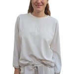 Dámska elegantná mikina bez kapucne IMPERIAL béžová