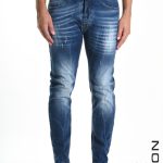 Pánske slim fit rifle XAGON MAN modré