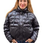 Dámska krátka páperová zimná bunda VICOLO čierna