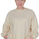 Dámska oversize mikina VICOLO béžová
