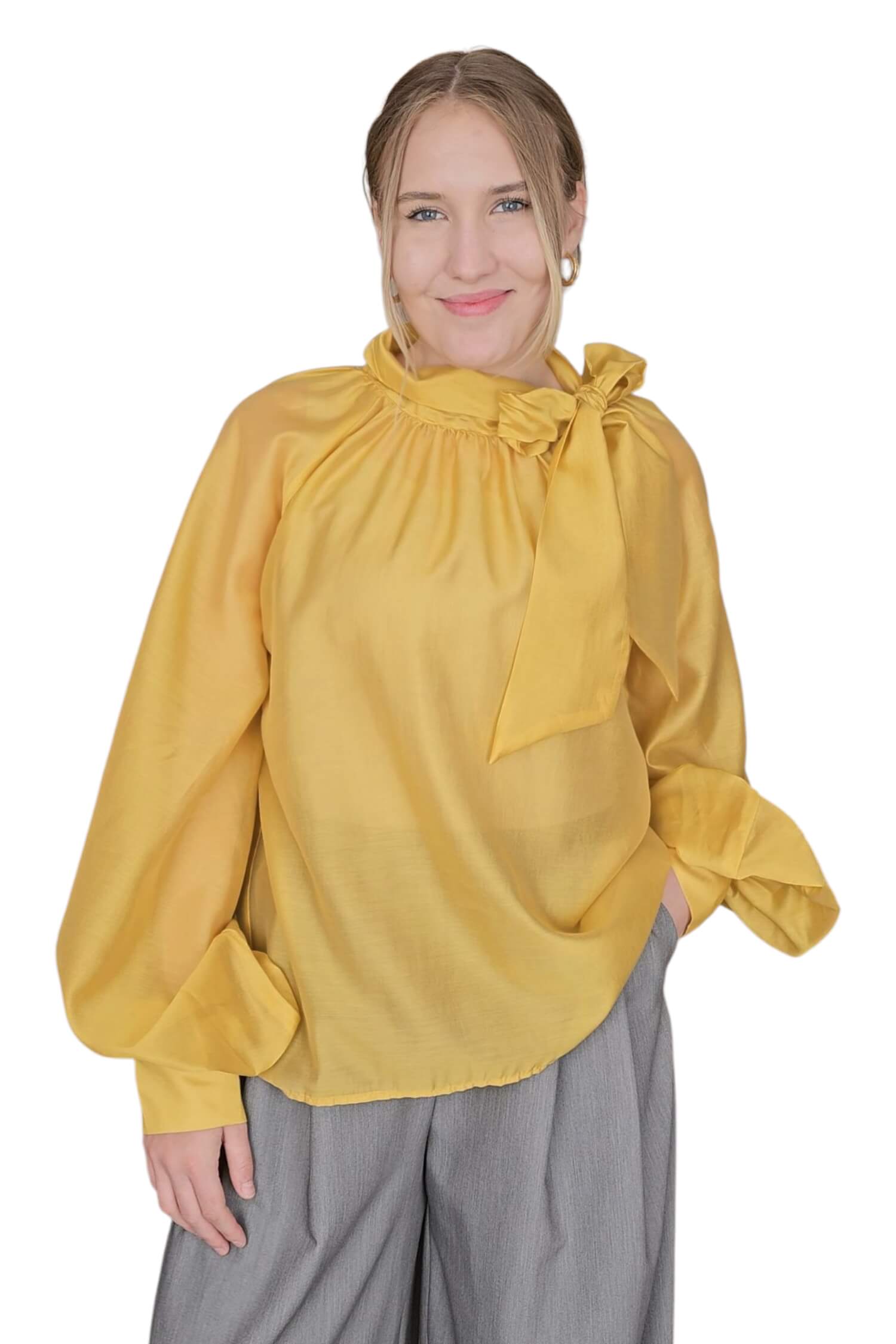 Dámska elegantná blúzka VICOLO žltá