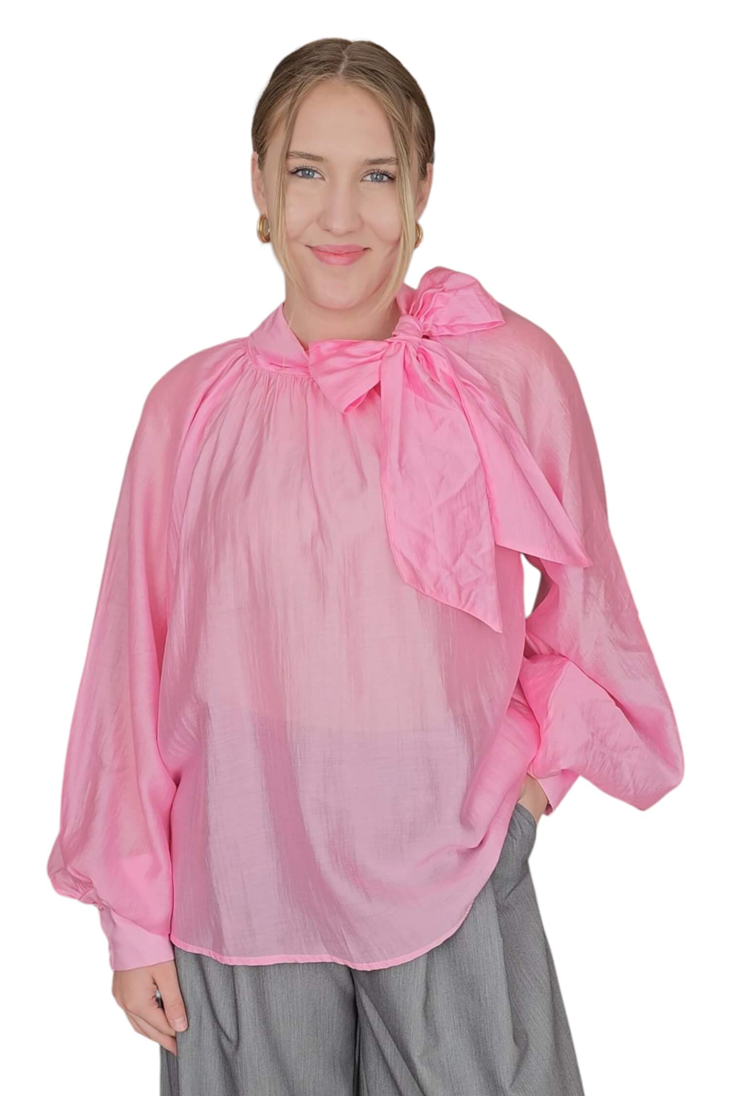 Dámska elegantná blúzka VICOLO ružová