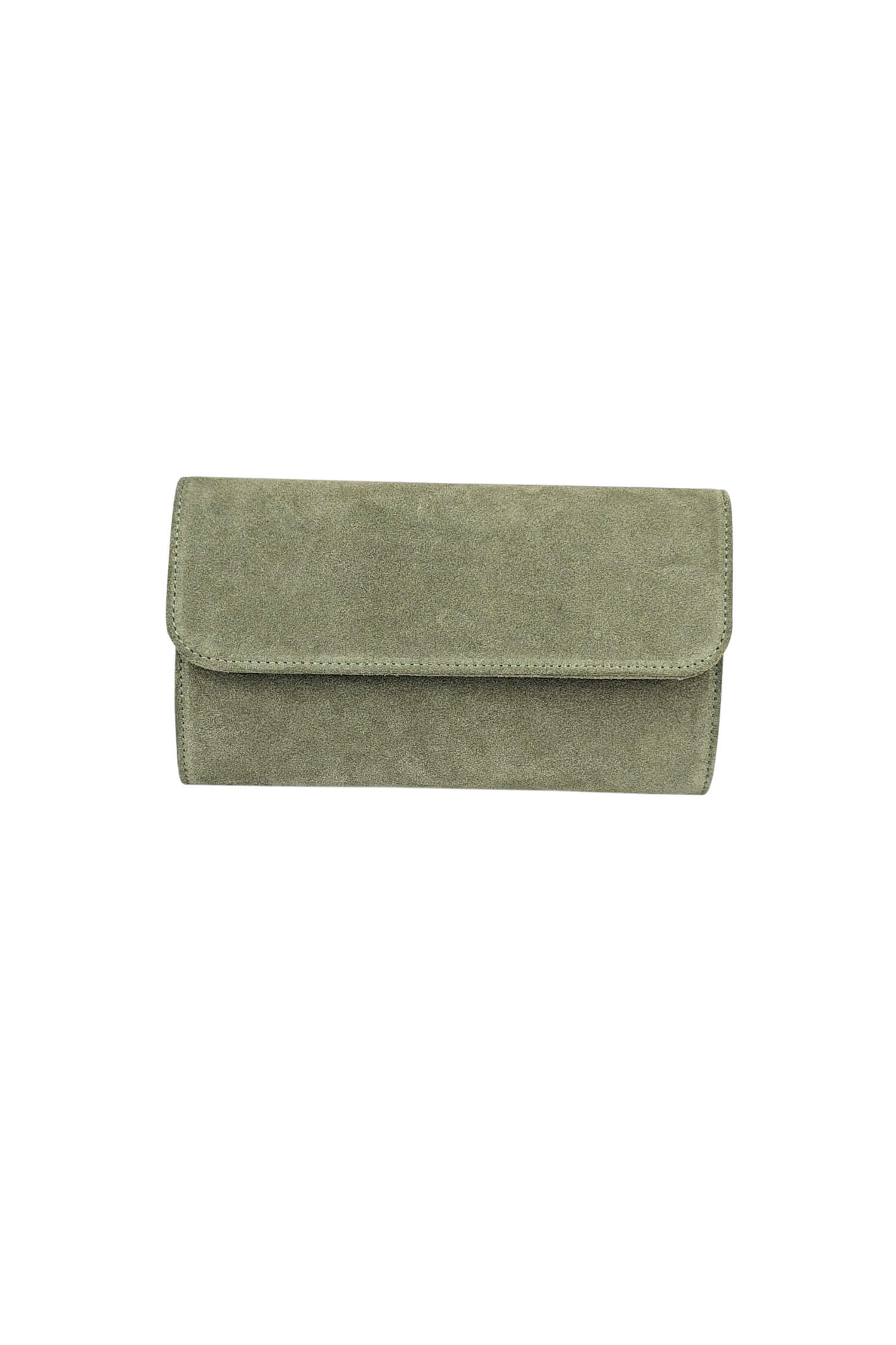 Dámska kožená listová crossbody kabelka Leather Country zelená