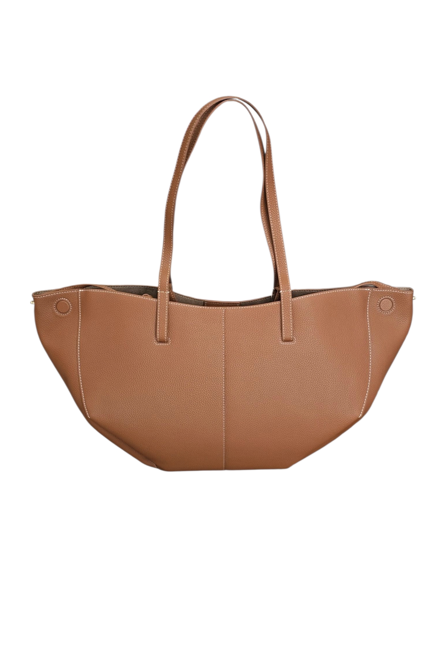 Dámska kožená shopper kabelka LEATHER COUNTRY hnedá