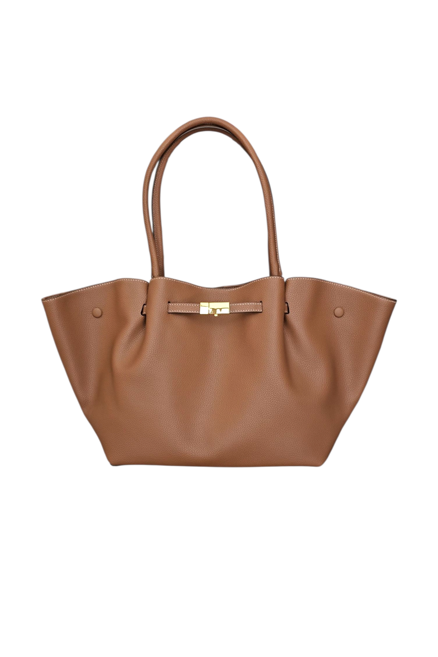 Dámska kožená shopper kabelka LEATHER COUNTRY hnedá